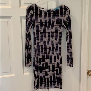Alice + Olivia Fitted Long Sleeve Dress Size XS